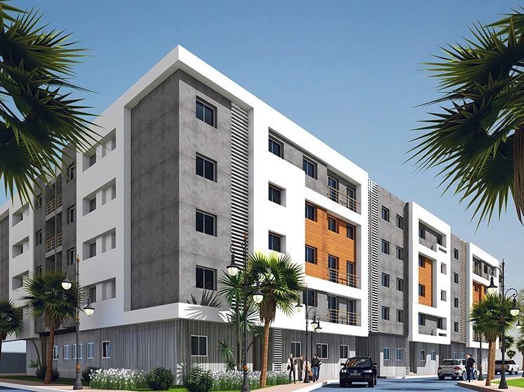 Résidence Glorious Park à Tanger, appartements moyen standing en construction