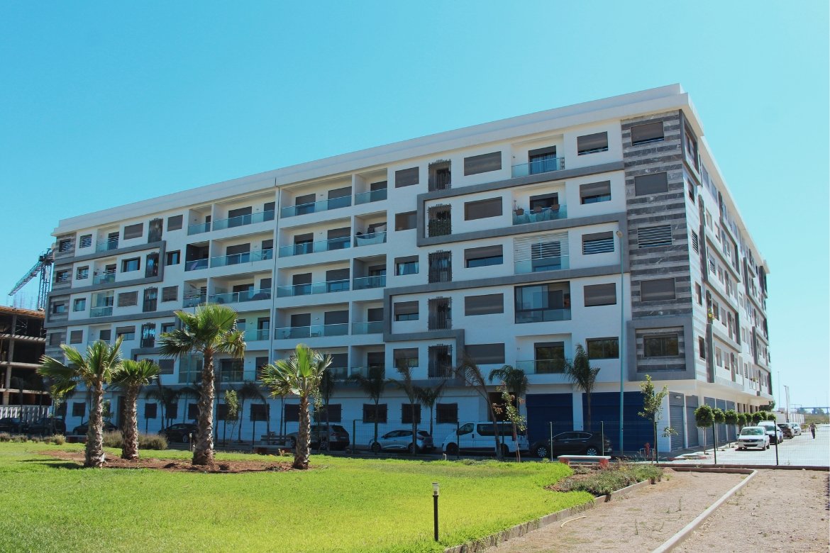 Facade principale de la résidence glorious nouaceur