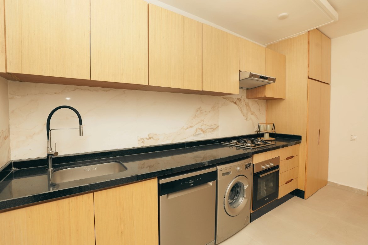 Cuisine-dans-un-appartement-moderne