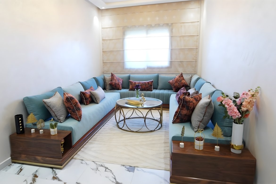 Salon-appartement-dans-un-appartement-économique