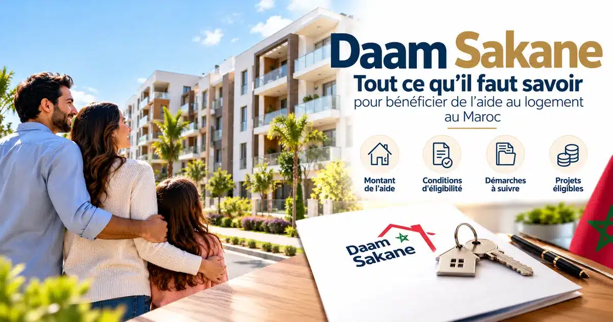 Daam Sakane 2026 : tout savoir sur l'aide au logement au Maroc, montant, conditions et démarches